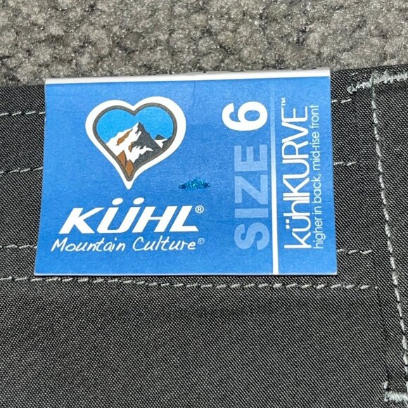 KUHL WOMEN'S SPLASH 11" CARGO SHORTS in CARBON - HIKING PANTS - NWT - 6 - Picture 8 of 10